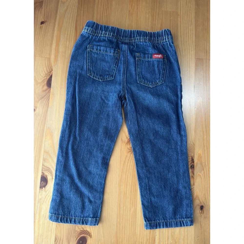 Wrangler 2Pc Toddler Jeans and Button Down Shirt Set Size 2T